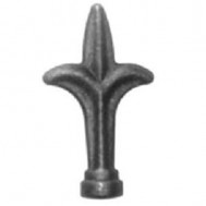 40.047Decorative Wrought Iron Spear Top Head Railhead Spear Point