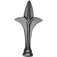 40.049Decorative Wrought Iron Spear Top Head Railhead Spear Point