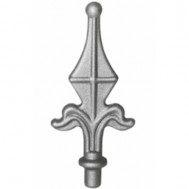 40.052.02Decorative Wrought Iron Spear Top Head Railhead Spear Poin