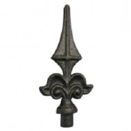 40.502 Decorative Cast Iron / Steel Spear Points Railheads