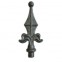 40.053.01 Decorative Wrought Iron Spear Top Head Railhead Spear Point