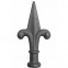 40.059 Decorative Wrought Iron Spear Top Head Railhead Spear Point