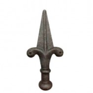 40.059.01 Decorative Wrought Iron Spear Top Head Railhead Spear Point