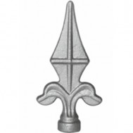 40.060.01 Decorative Wrought Iron Spear Top Head Railhead Spear Point