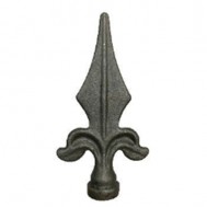 40.060.03 Decorative Wrought Iron Spear Top Head Railhead Spear Point