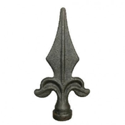 40.060.03 Decorative Wrought Iron Spear Top Head Railhead Spear Point