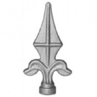40.060.04 Decorative Wrought Iron Spear Top Head Railhead Spear Point