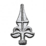 40.060.06 Decorative Wrought Iron Spear Top Head Railhead Spear Point