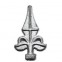 40.060.06 Decorative Wrought Iron Spear Top Head Railhead Spear Point