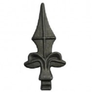 40.060.07 Decorative Wrought Iron Spear Top Head Railhead Spear Point