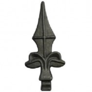 40.060.08 Decorative Wrought Iron Spear Top Head Railhead Spear Point