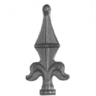 40.061.01 Decorative Wrought Iron Spear Top Head Railhead Spear Point