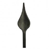 40.067.02 Decorative Wrought Iron Spear Top Head Railhead Spear Point