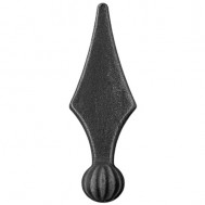 40.071 Decorative Wrought Iron Spear Top Head Railhead Spear Point