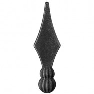 40.072.01 Decorative Wrought Iron Spear Top Head Railhead Spear Point