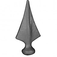40.077 Decorative Wrought Iron Spear Top Head Railhead Spear Point