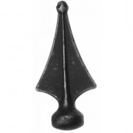 40.077.02 Decorative Wrought Iron Spear Top Head Railhead Spear Point