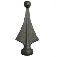 40.077.03 Decorative Wrought Iron Spear Top Head Railhead Spear Point