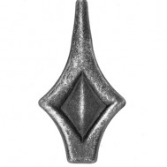 40.079 Decorative Wrought Iron Spear Top Head Railhead Spear Point