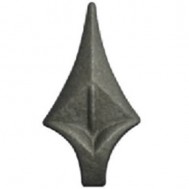 40.079.01 Decorative Wrought Iron Spear Top Head Railhead Spear Point