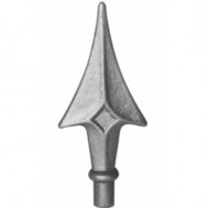 40.080 Decorative Wrought Iron Spear Top Head Railhead Spear Point