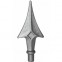 40.080 Decorative Wrought Iron Spear Top Head Railhead Spear Point