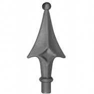 40.081 Decorative Wrought Iron Spear Top Head Railhead Spear Point