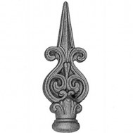 40.083 Decorative Wrought Iron Spear Top Head Railhead Spear Point