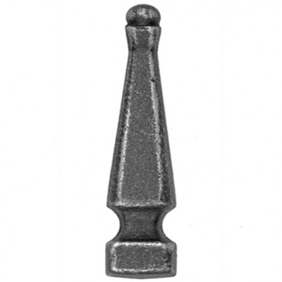 40.088.01 Decorative Wrought Iron Spear Top Head Railhead Spear Point