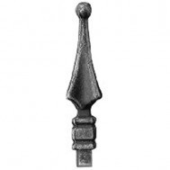 40.092.02 Decorative Wrought Iron Spear Top Head Railhead Spear Point