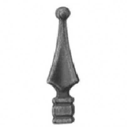 40.092.04 Decorative Wrought Iron Spear Top Head Railhead Spear Point