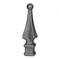 40.093 Decorative Wrought Iron Spear Top Head Railhead Spear Point