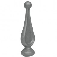 40.098.03 Decorative Wrought Iron Spear Top Head Railhead Spear Point
