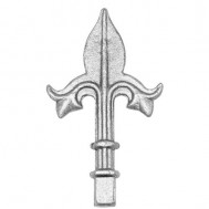 40.106 Decorative Wrought Iron Spear Top Head Railhead Spear Point