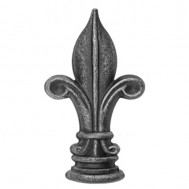 40.109 Decorative Wrought Iron Spear Top Head Railhead Spear Point