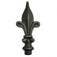 40.109.01 Decorative Wrought Iron Spear Top Head Railhead Spear Point