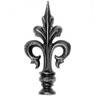 40.112 Decorative Wrought Iron Spear Top Head Railhead Spear Point
