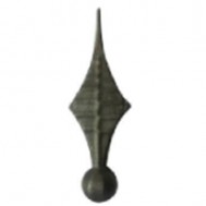40.116 Decorative Wrought Iron Spear Top Head Railhead Spear Point