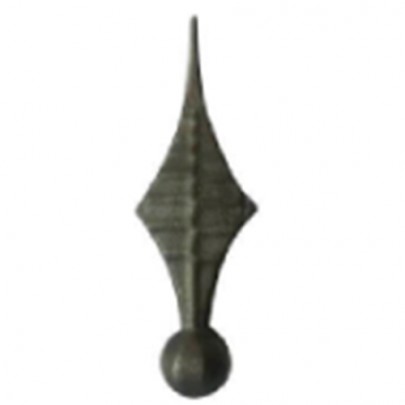 40.116 Decorative Wrought Iron Spear Top Head Railhead Spear Point