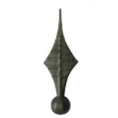 40.116.01 Decorative Wrought Iron Spear Top Head Railhead Spear Point