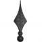 40.117 Decorative Wrought Iron Spear Top Head Railhead Spear Point