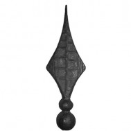 40.118 Decorative Wrought Iron Spear Top Head Railhead Spear Point