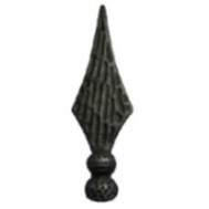 40.119 Decorative Wrought Iron Spear Top Head Railhead Spear Point
