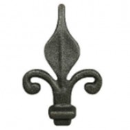 40.123 Decorative Wrought Iron Spear Top Head Railhead Spear Point