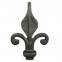 40.123 Decorative Wrought Iron Spear Top Head Railhead Spear Point