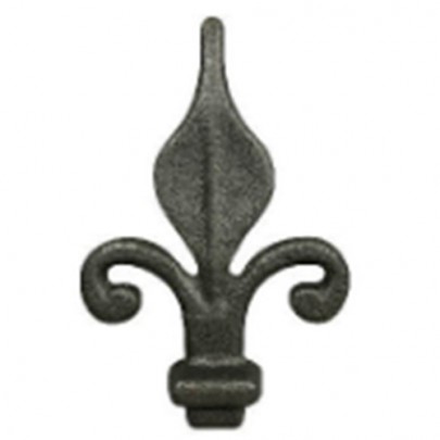 40.125 Decorative Wrought Iron Spear Top Head Railhead Spear Point