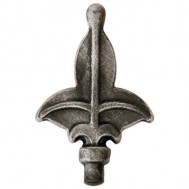 40.156 Decorative Wrought Iron Spear Top Head Railhead Spear Point