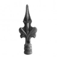 40.157.01 Decorative Wrought Iron Spear Top Head Railhead Spear Point