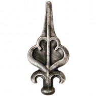 40.158 Decorative Wrought Iron Spear Top Head Railhead Spear Point