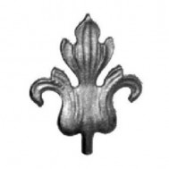 40.013 Decorative Wrought Iron Spear Top Head Railhead Spear Point